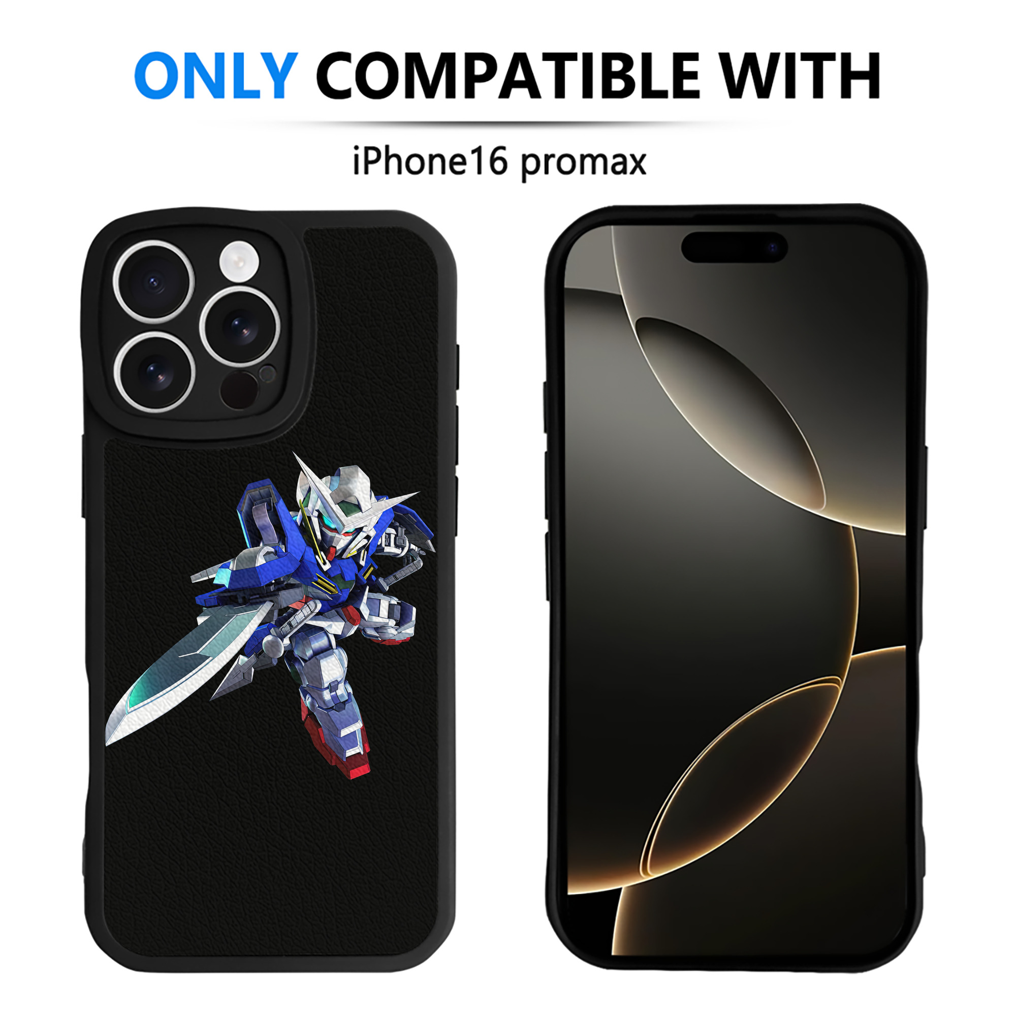 （画像用） 機動戦士ガンダム Mobile Suit Gundam 【iPhone 16シリーズ対応】シリコンスマホケース（レザー調） 材質：シリコン